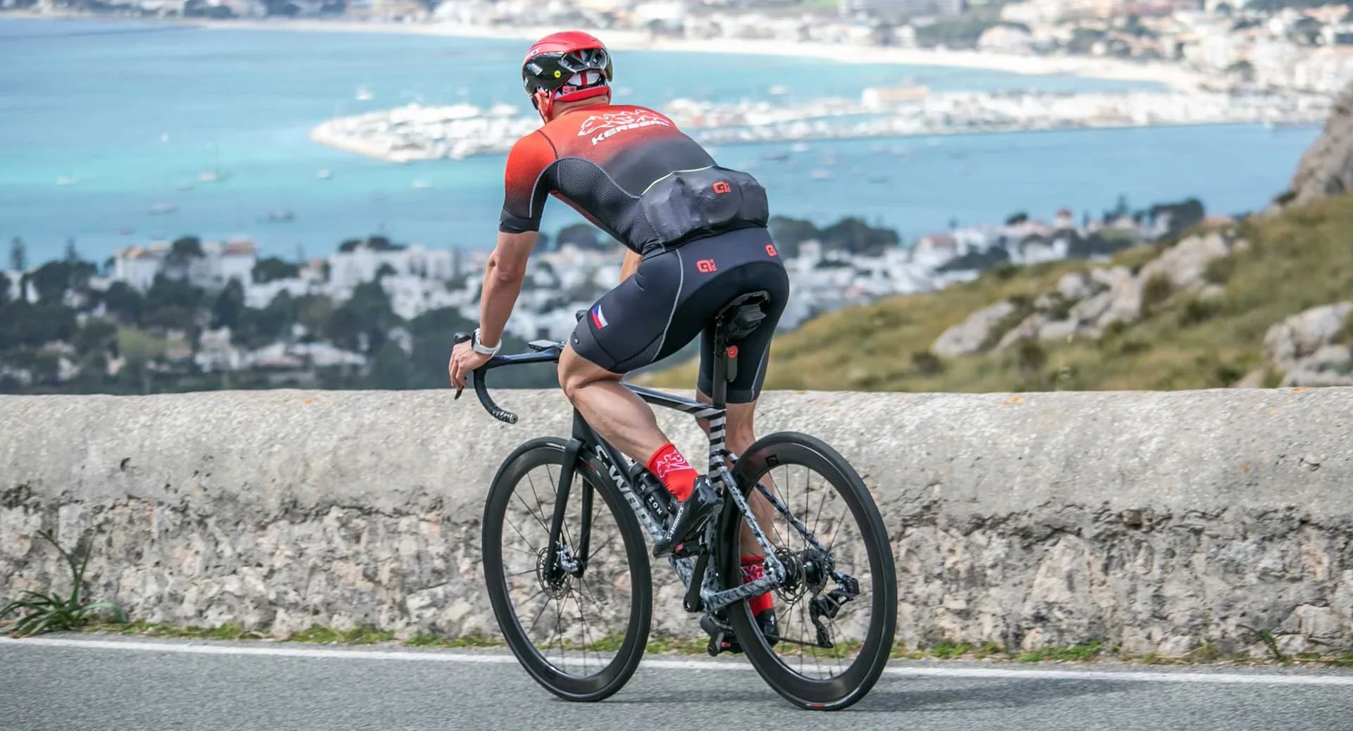 Road bike with IDEA CALOBRA wheels being tested in Mallorca / photo 3