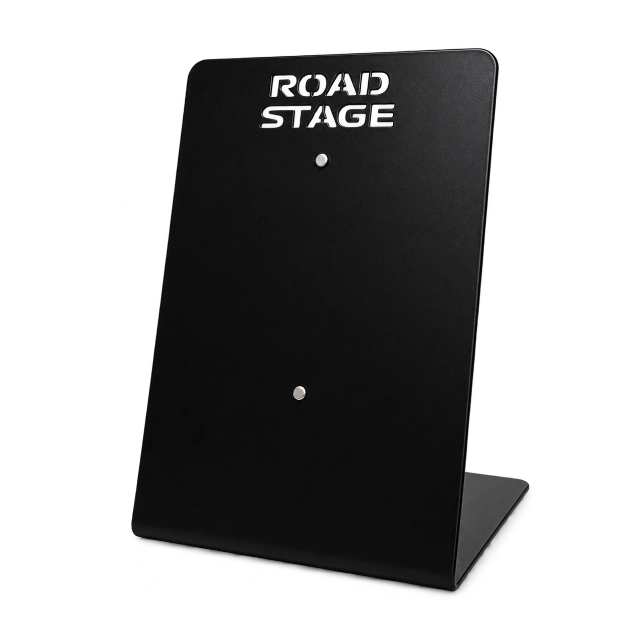 Black Road Stage stand with two holders for a finisher medal
