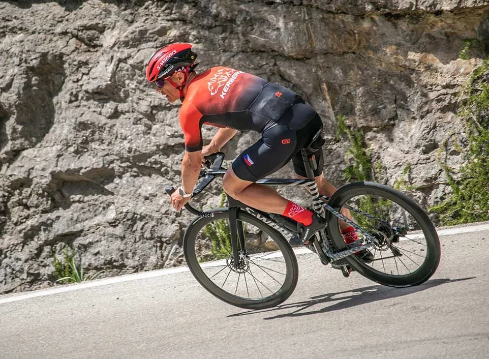 Road bike with IDEA CALOBRA wheels being tested in Mallorca / photo 2