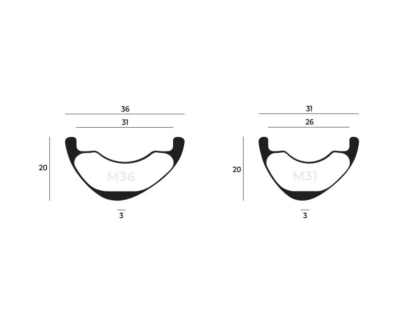 IDEA DOLOMITY carbon rim geometry