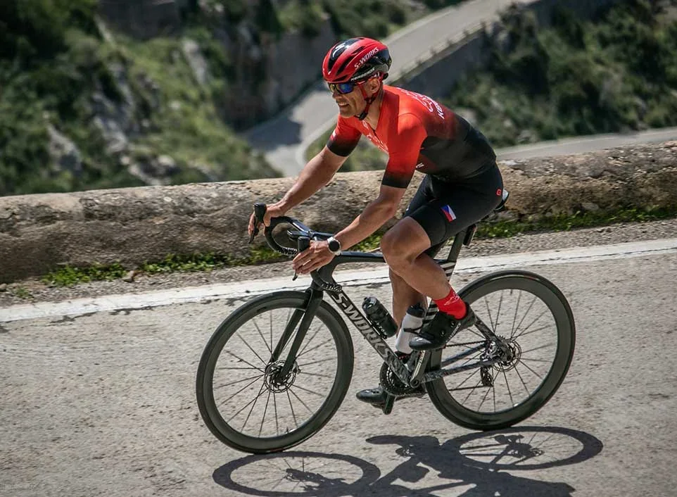 Road bike with IDEA CALOBRA wheels being tested in Mallorca / photo 1